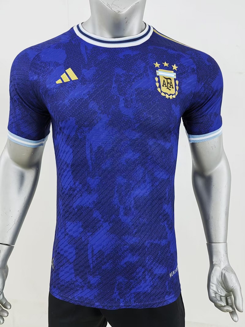 AAA Quality Argentina 24/25 Dark Blue Training Jersey(Player)